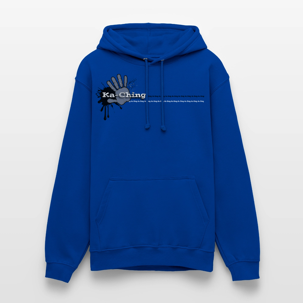 Unisex Hoodie Ching Silver logo - bright royal