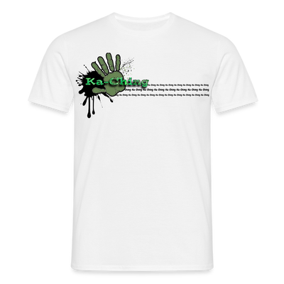 Unisex T-Shirt Ching Green Logo CHGR-T-01w - white