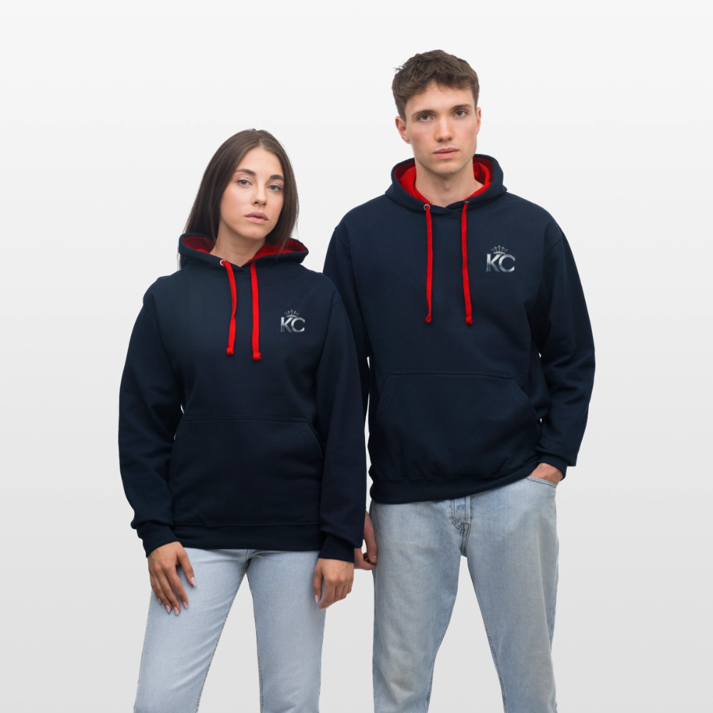 Silver Range City Bonds Robɓery 1990 Hoodie limited edition - navy/red