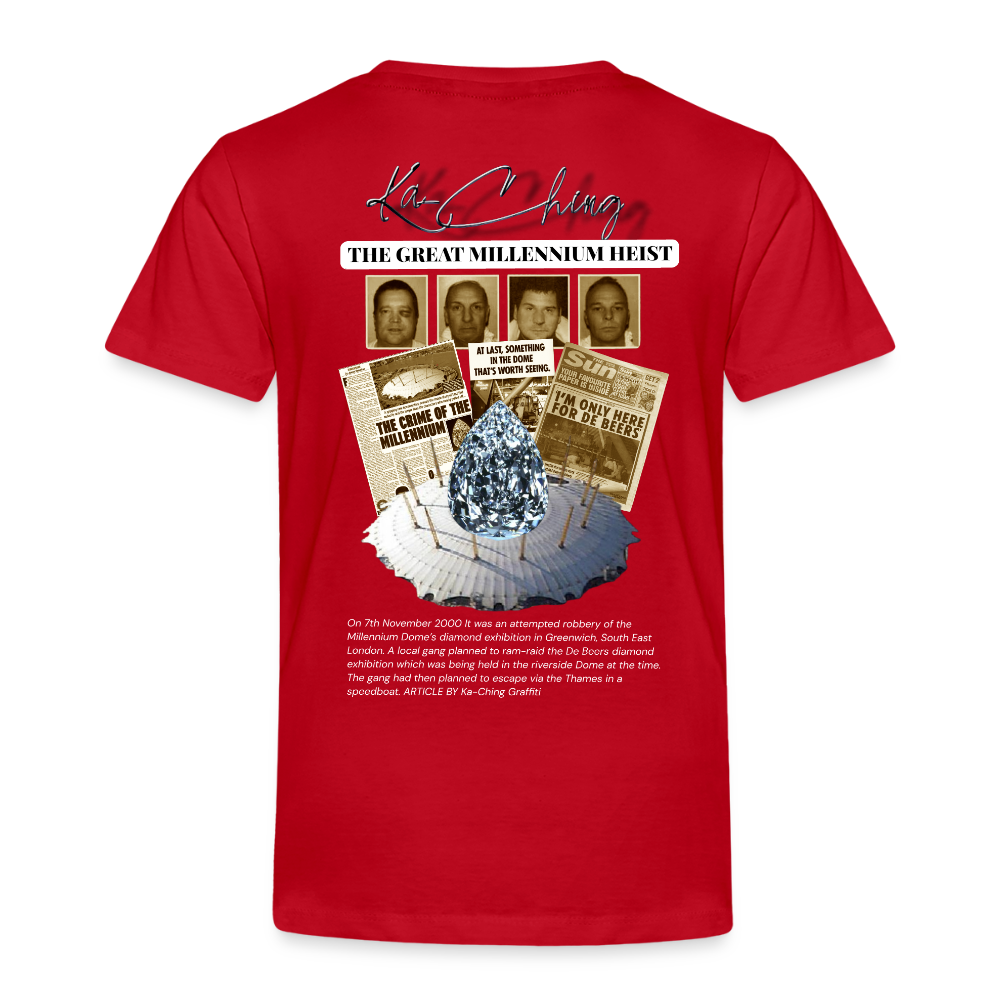 Diamond Range Millenium Heist 2000 Tee limited edition - red