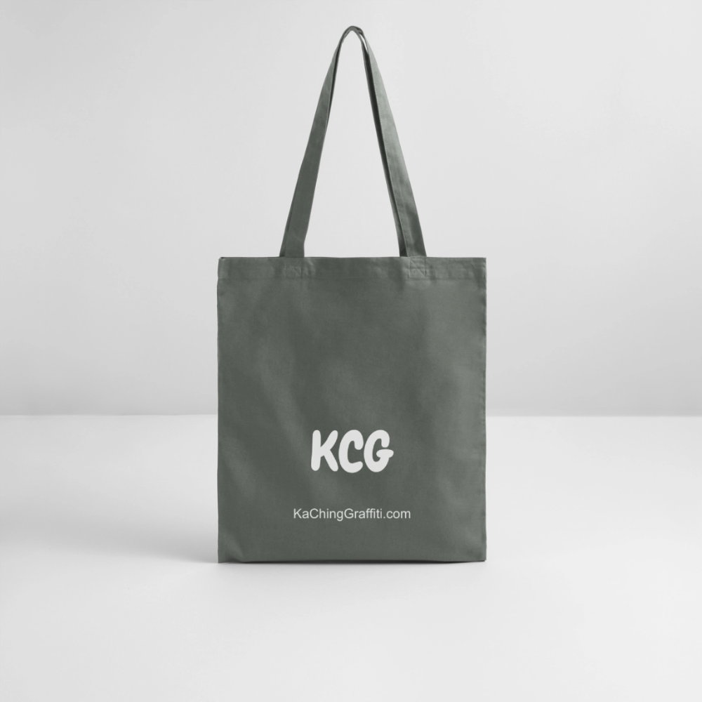 Ching Tote Bag Green Logo - anthracite