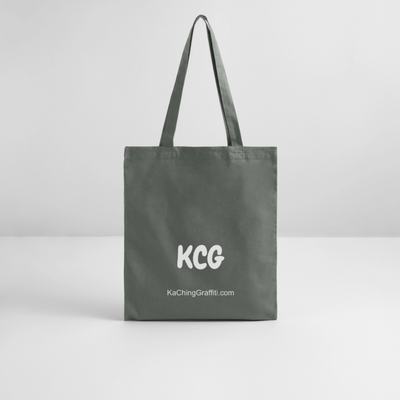 Ching Tote Bag Green Logo - anthracite