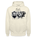 Ka-Ching Raw with confidence Unisex Hoodie - vanilla