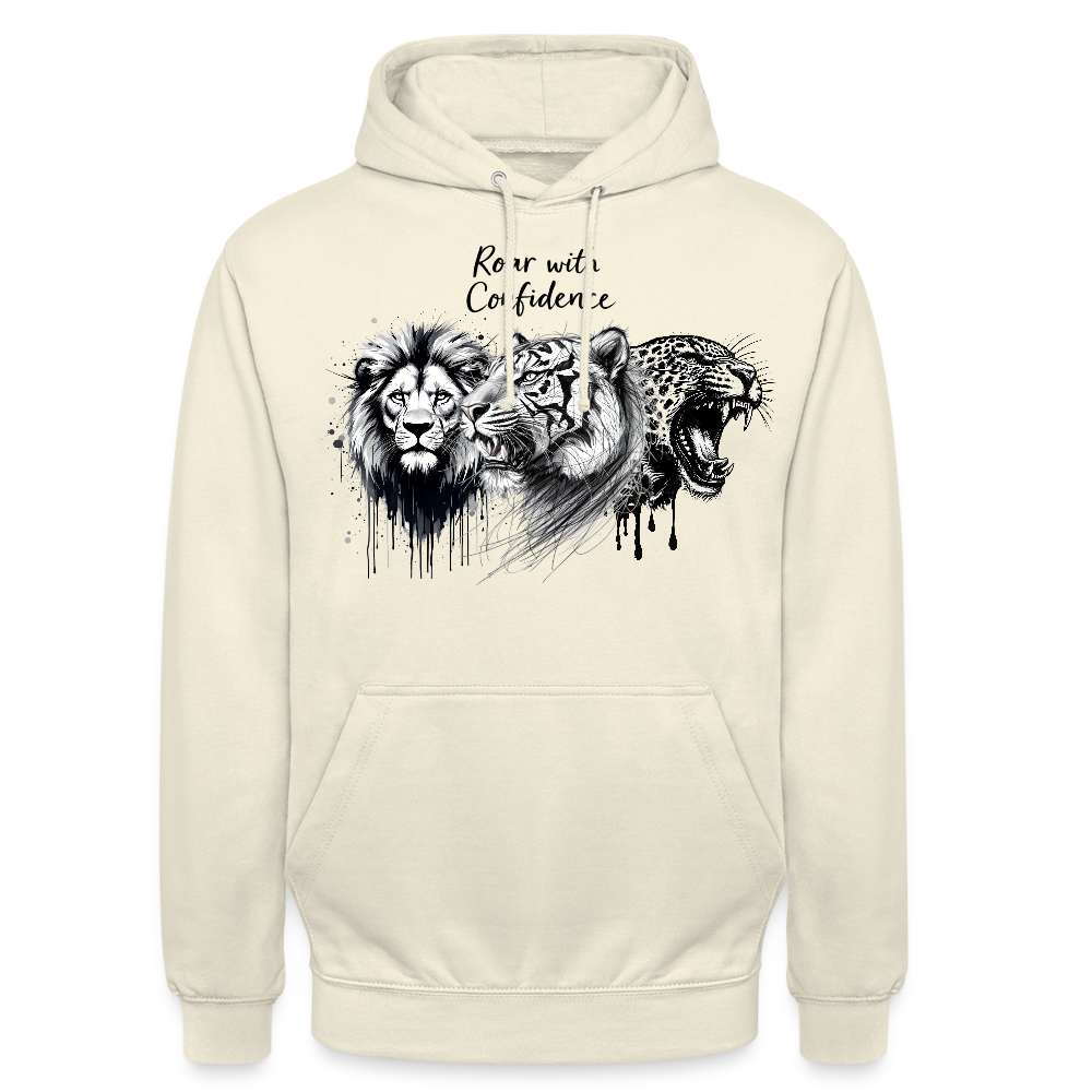 Ka-Ching Raw with confidence Unisex Hoodie - vanilla