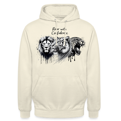 Ka-Ching Raw with confidence Unisex Hoodie - vanilla
