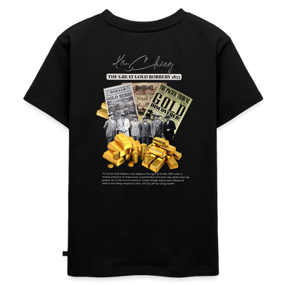 Gold Range The Great Robɓery 1855 Tee limited edition - black