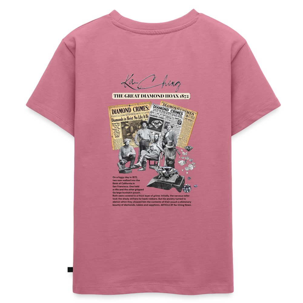Diamond Range The Great Hoax 1872 Tee limited edition - mauve