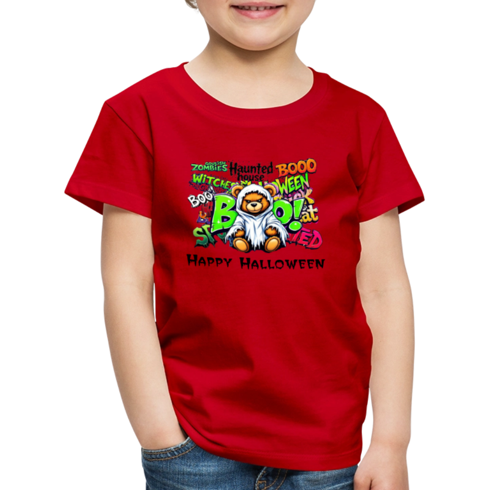 Teddie Ghost boo Tee - red