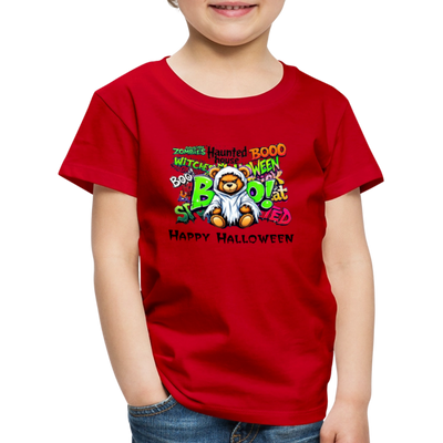 Teddie Ghost boo Tee - red