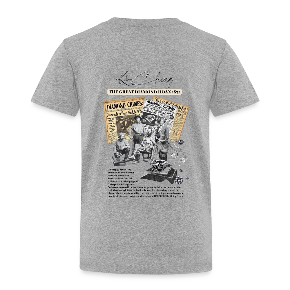 Diamond Range The Great Hoax 1872 Tee limited edition - heather grey
