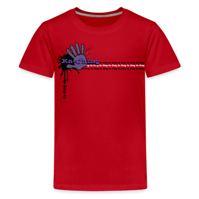 Unisex T-Shirt Ching Purple Logo - red