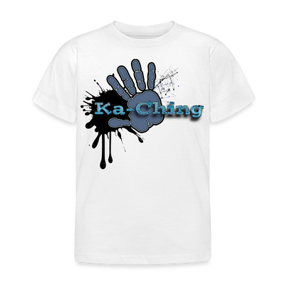 Kids T-Shirt Blue - white
