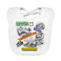 Babies Bib Motorsports Graffiti Race day - white