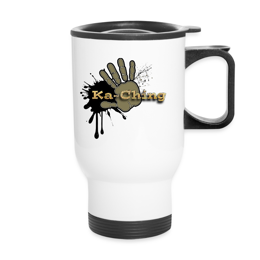 Ka-Ching Travel Mug  Ching Gold - white