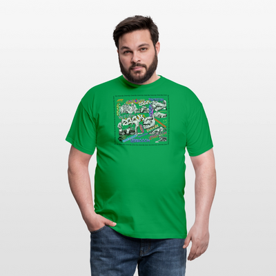 Unisex T-Shirt F1 Graffiti - kelly green