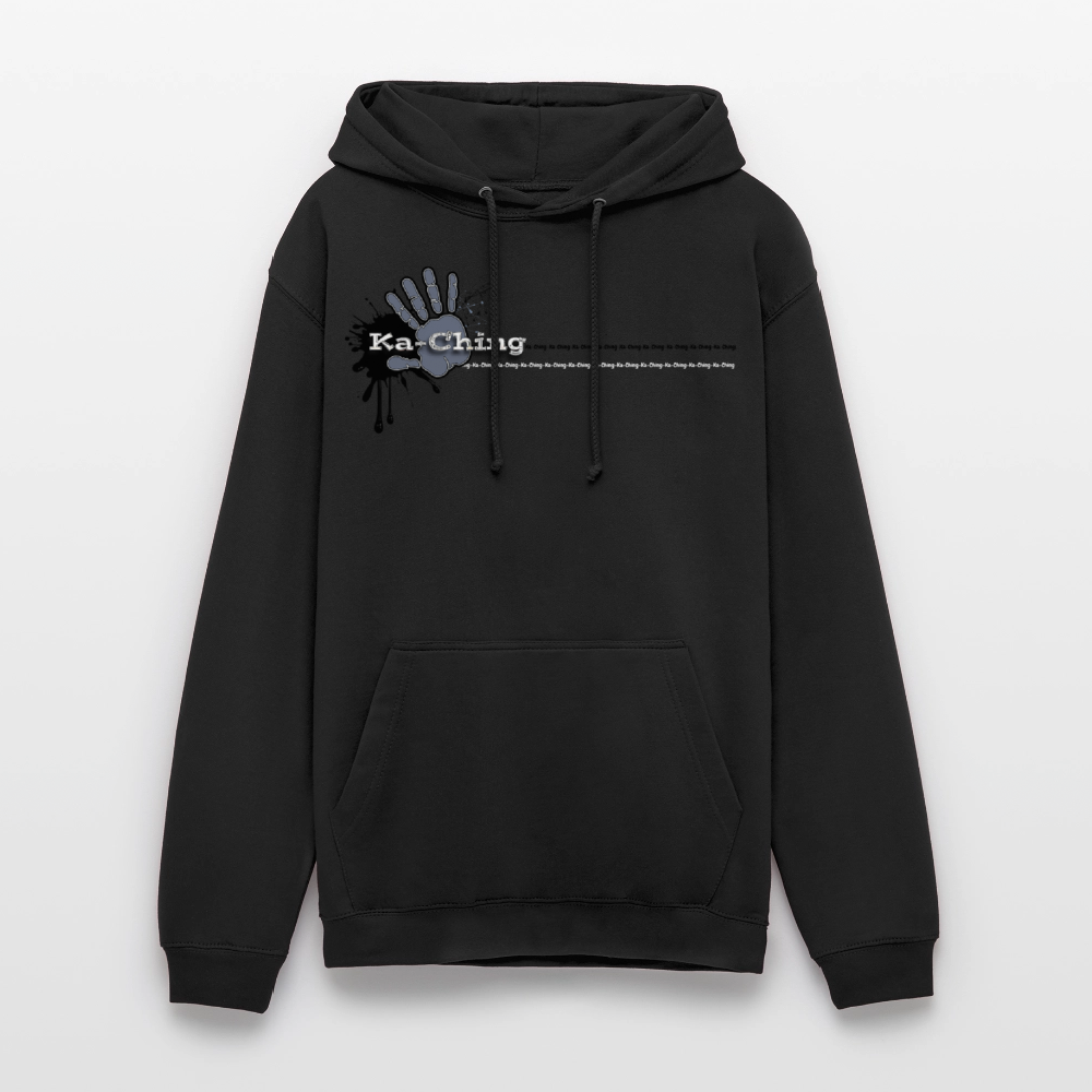 Unisex Hoodie Ching Silver logo - black