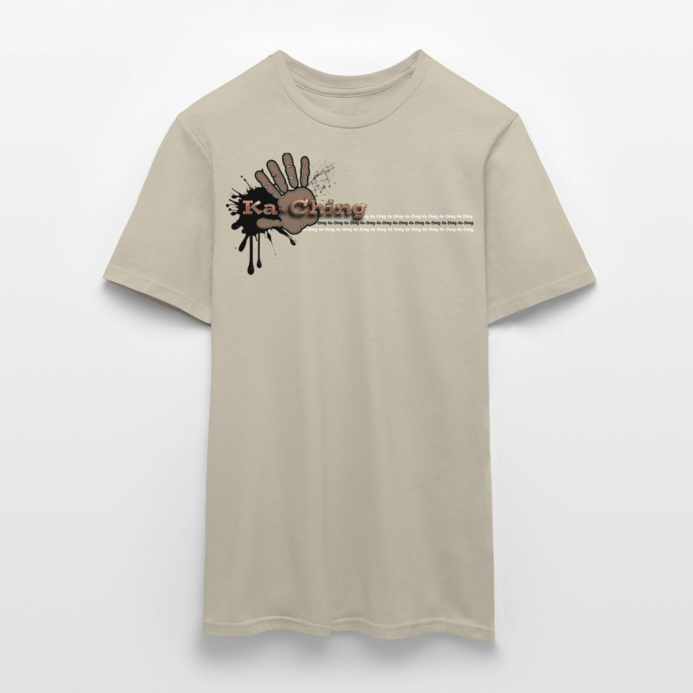 Unisex T-Shirt Ching Bronze Logo CHBZ-T-04c - sand beige