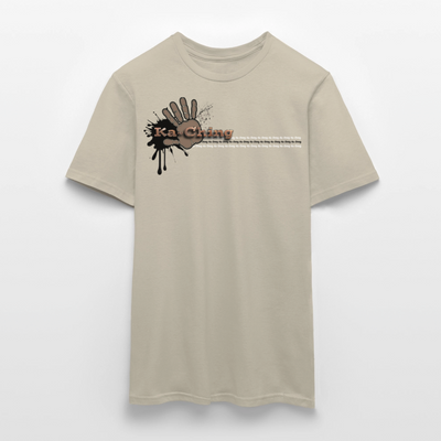 Unisex T-Shirt Ching Bronze Logo CHBZ-T-04c - sand beige