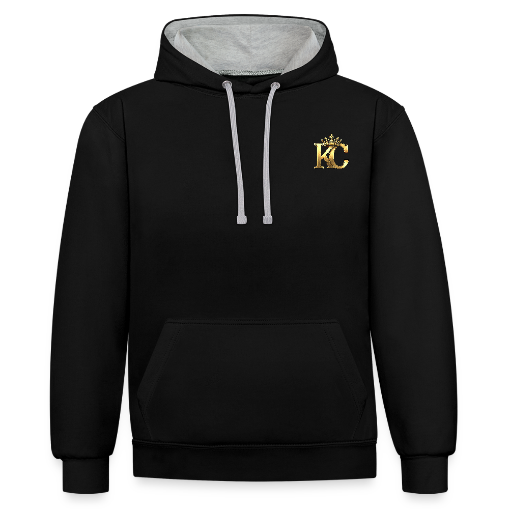 Gold Range The Great Robɓery 1855 Hoodie limited edition - black/heather grey