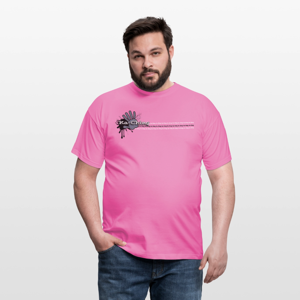 Unisex T-Shirt Ching Silver Logo CH-SLR-T-03c - pink