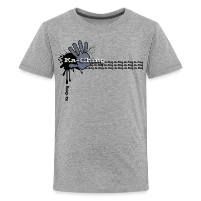 Unisex T-Shirt Ching Silver Logo - heather grey