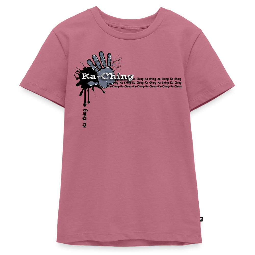 Unisex T-Shirt Ching Silver Logo - mauve