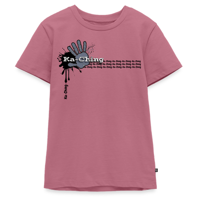 Unisex T-Shirt Ching Silver Logo - mauve