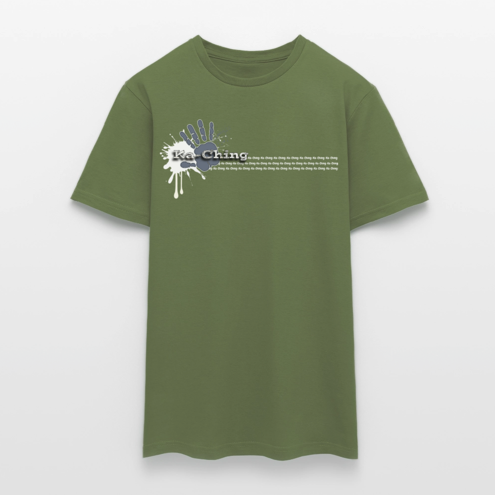 Unisex T-Shirt Ching Silver Logo WH/Dark CHSLR-T-03d - military green