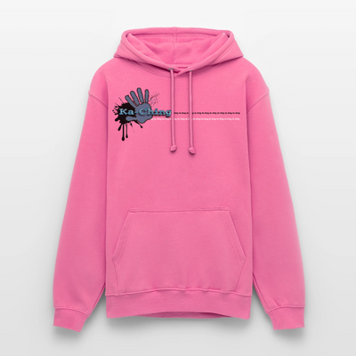 Unisex Hoodie Ching Blue logo - pink