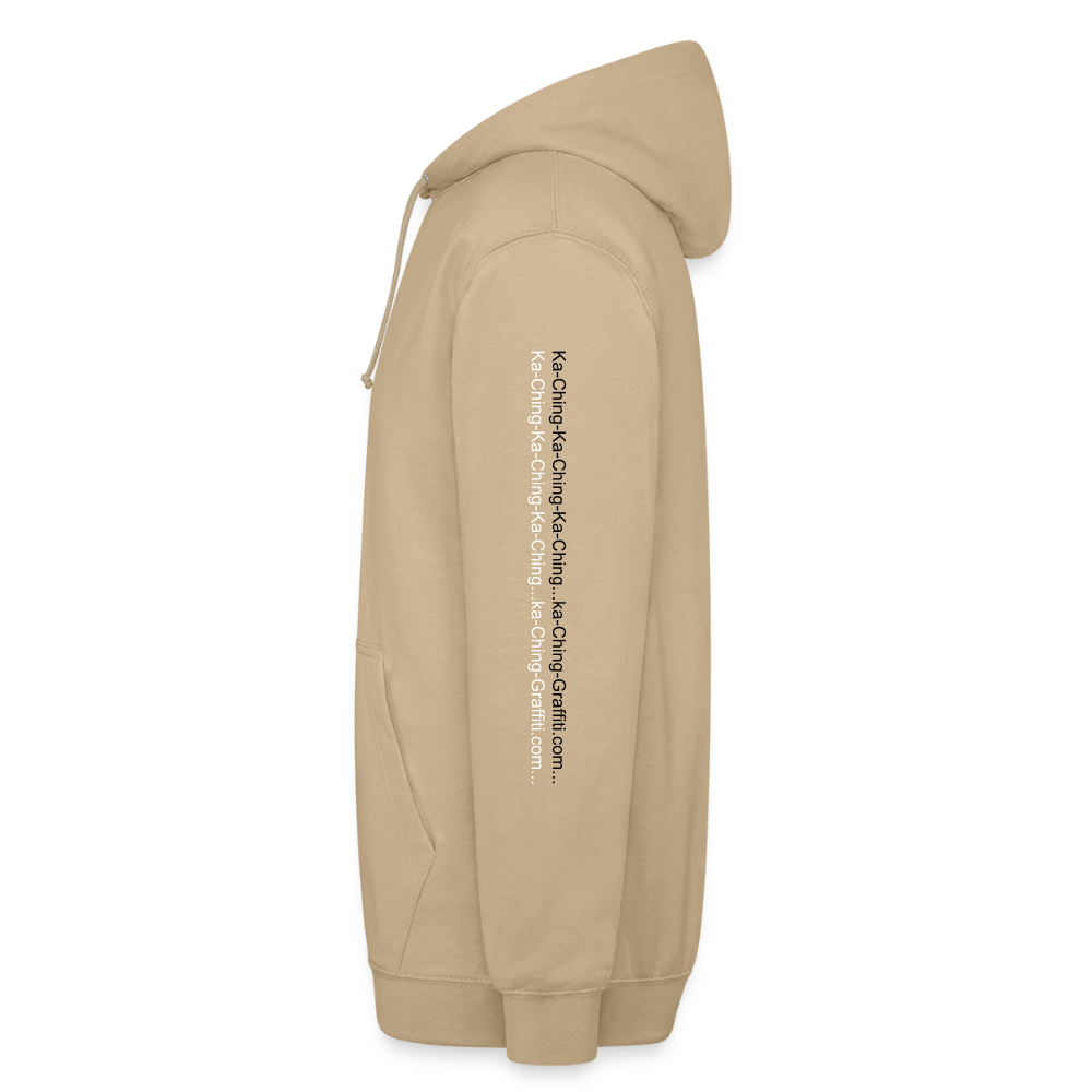 Ka-Ching Unisex Hoodie Ching Bronze logo - beige