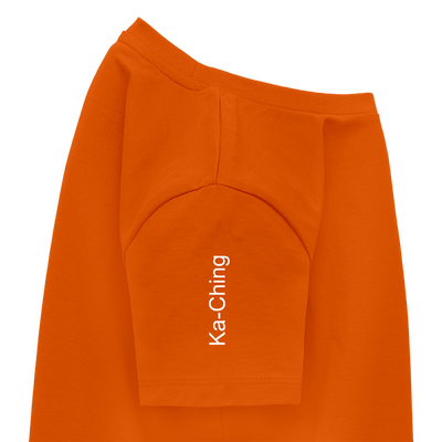 Unisex T-Shirt Ching Silver Logo - orange 