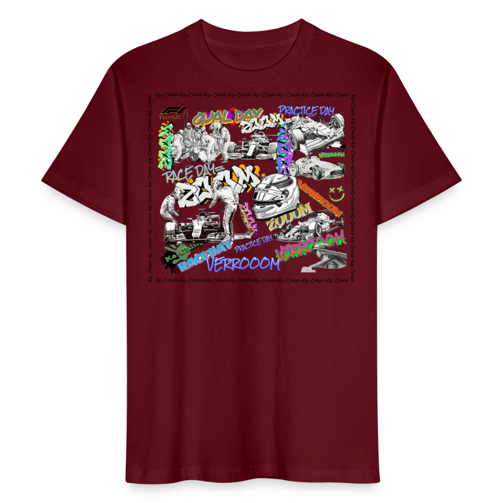 Unisex T-Shirt Graffiti F1 - burgundy