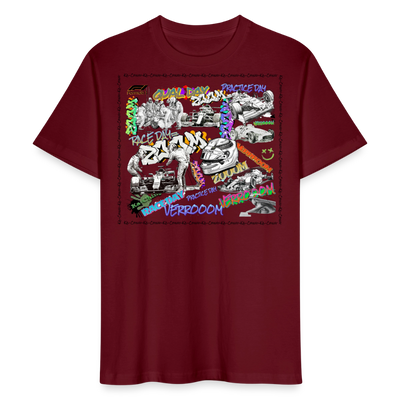Unisex T-Shirt Graffiti F1 - burgundy