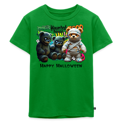 Teddies zombie mummy Halloween Tee - green