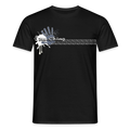 Unisex T-Shirt Ching Silver Logo WH/Dark CHSLR-T-03d - black