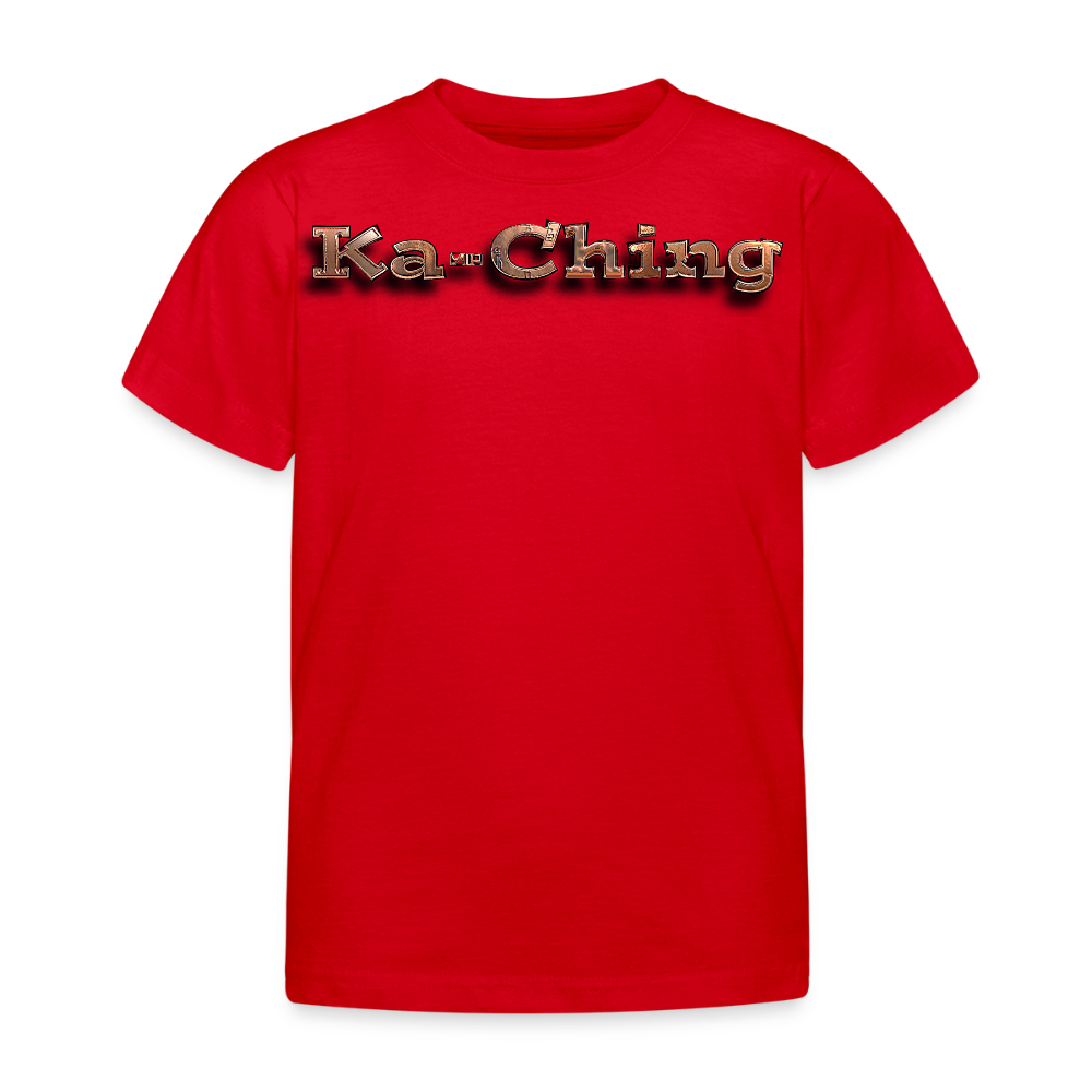 Kids T-Shirt Bronze - red