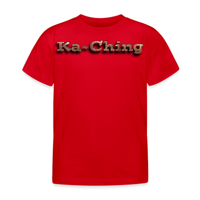 Kids T-Shirt Bronze - red