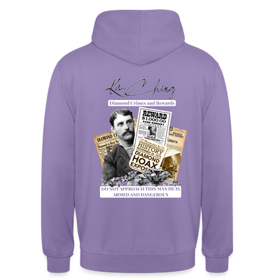 diamond range limited edition Hoodie  design 3 - lavender