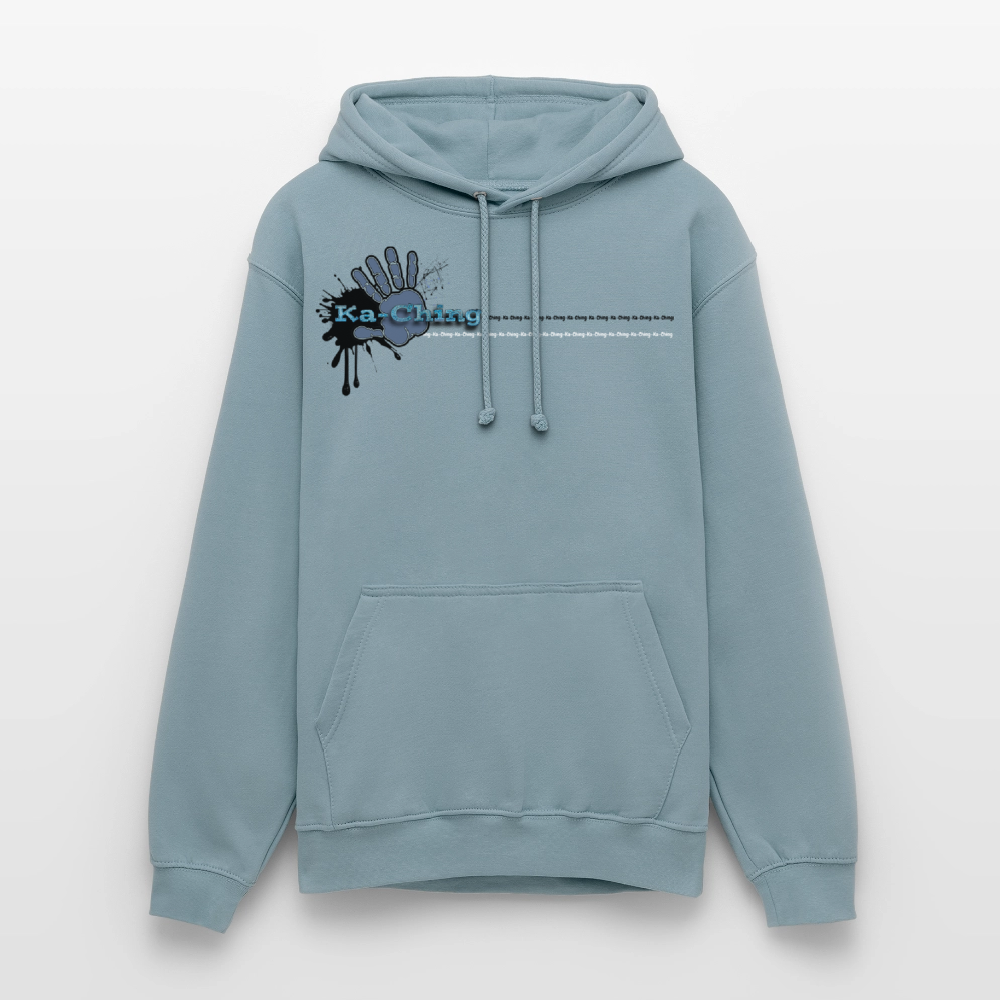 Unisex Hoodie Ching Blue logo - stonewash blue