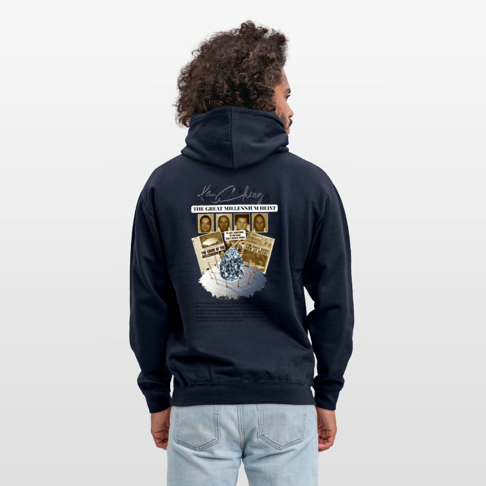 Diamond Range Unisex Hoodie limited editions design 2 - navy