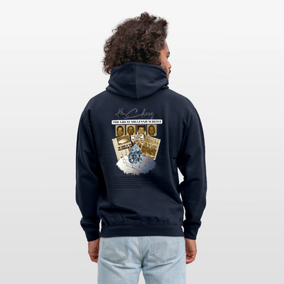 Diamond Range Unisex Hoodie limited editions design 2 - navy