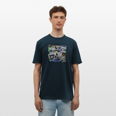 Unisex T-Shirt F1 Graffiti - navy