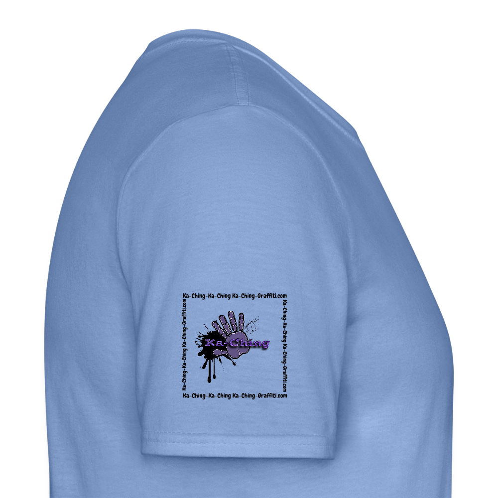 Unisex T-Shirt Ching Purple Logo CHPU-T-06c - carolina blue