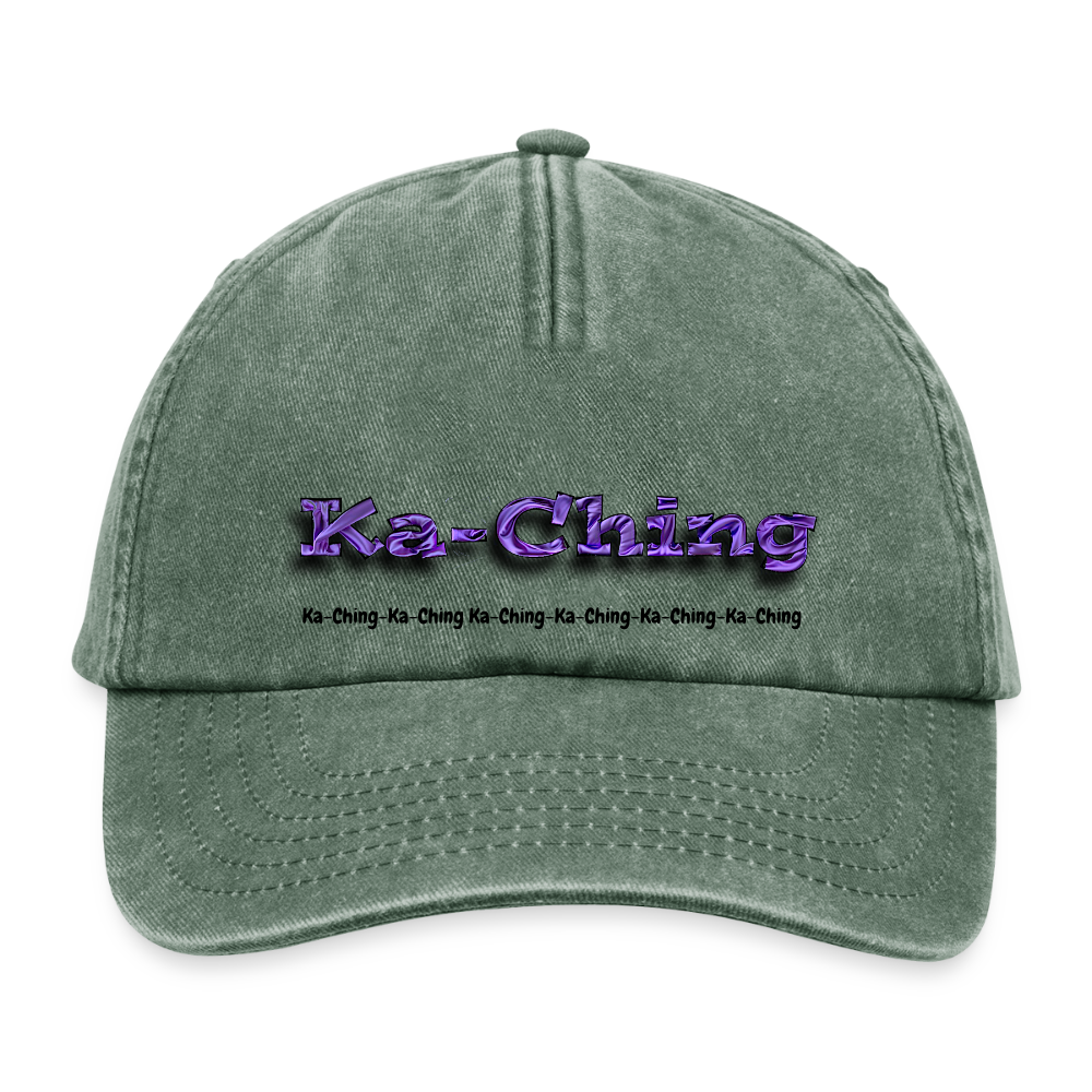 CAP Ching Purple Logo CH-PU-H-06 - vintage bottle green 