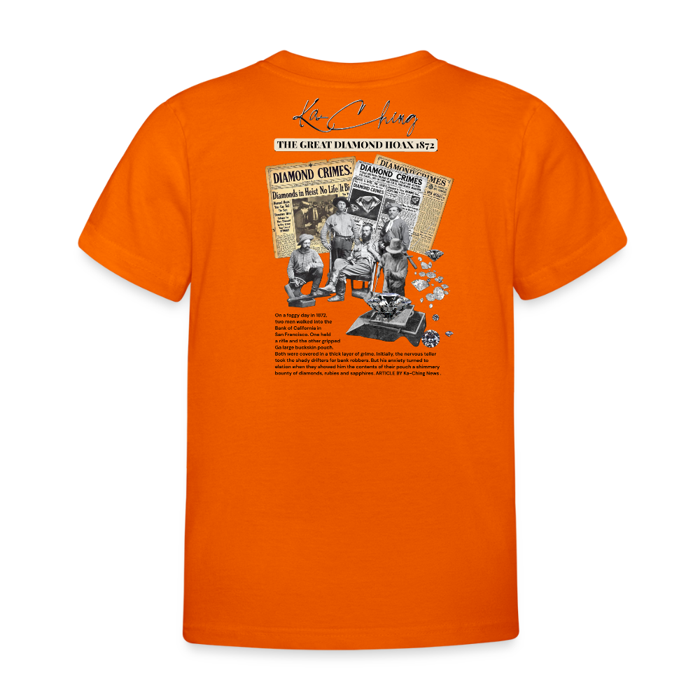 Diamond Range hoax 1872 T-Shirt limited edition - orange