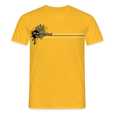 Unisex T-Shirt Ching Gold Logo CHGD-T-02c - yellow