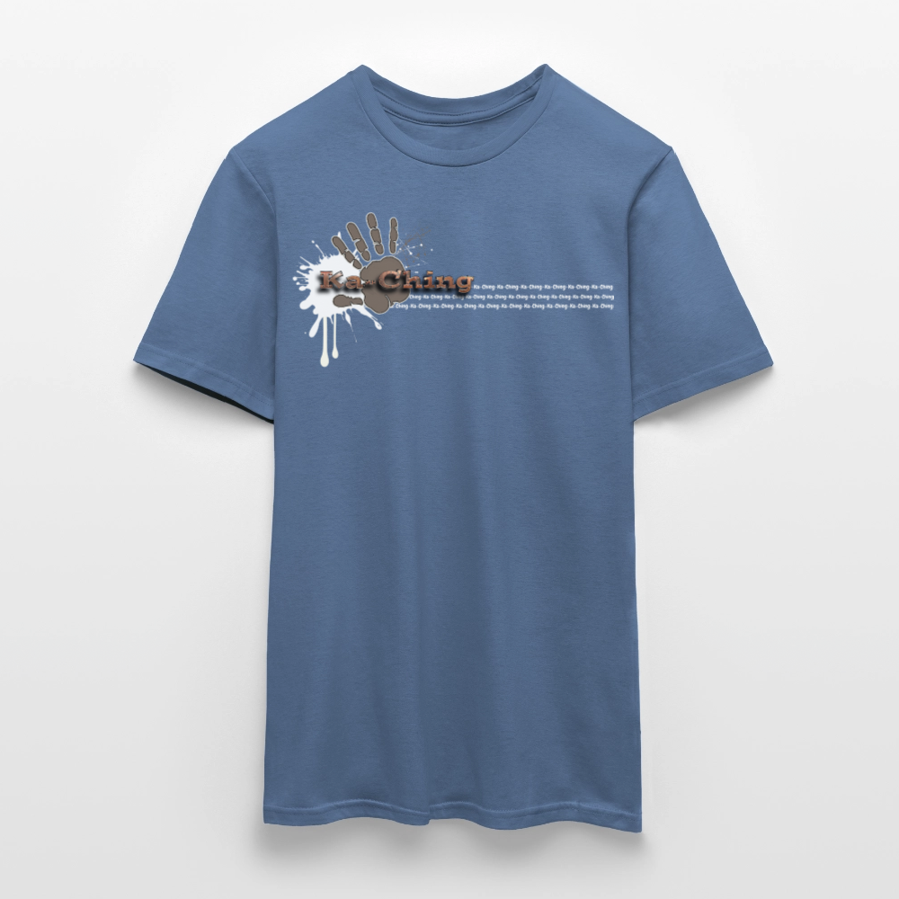 Unisex T-Shirt Ching Bronze Logo WH/Dark CHBR-T-04d - dove blue 