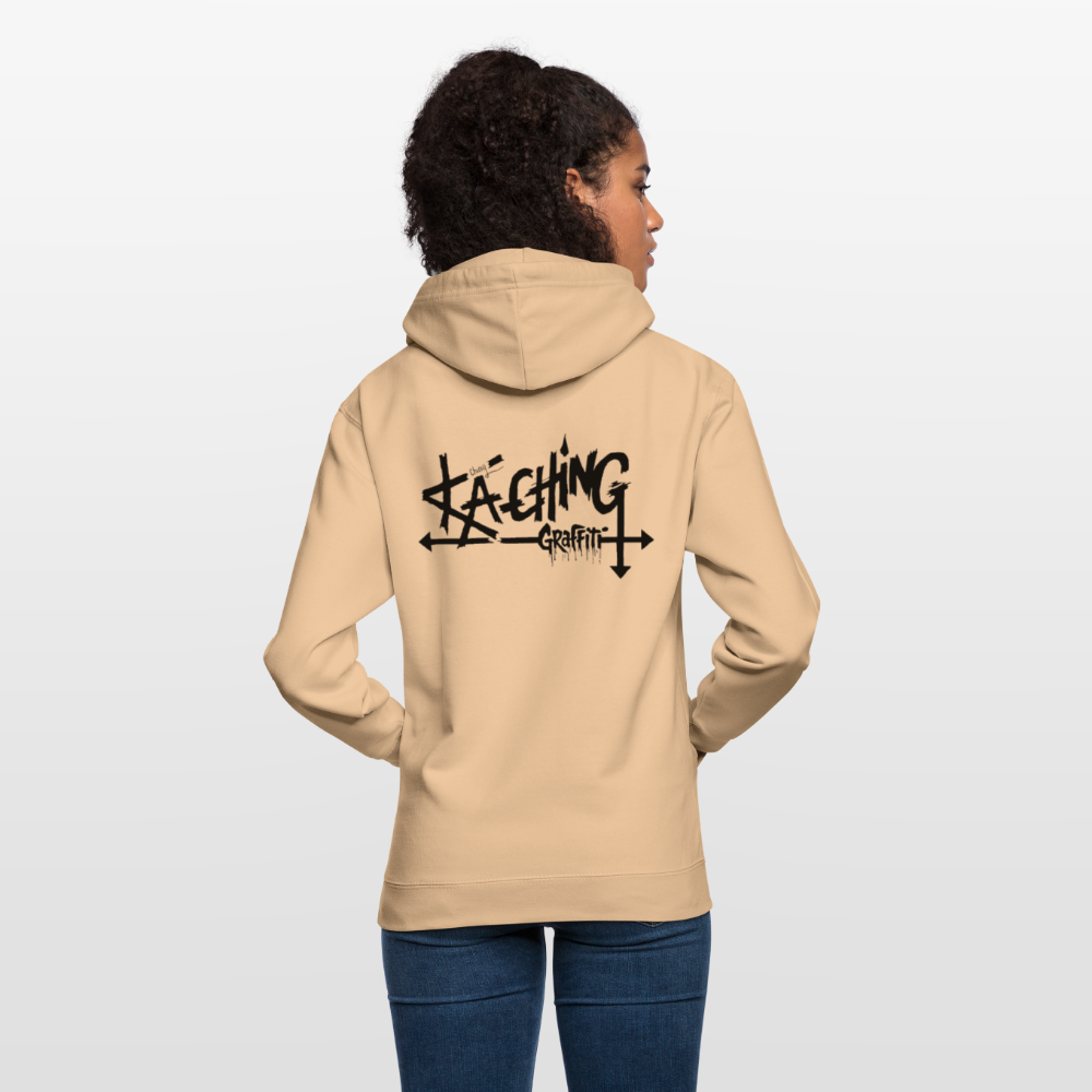 Minimal Range Unisex Hoodie limited Ka-Ching design2 - peach