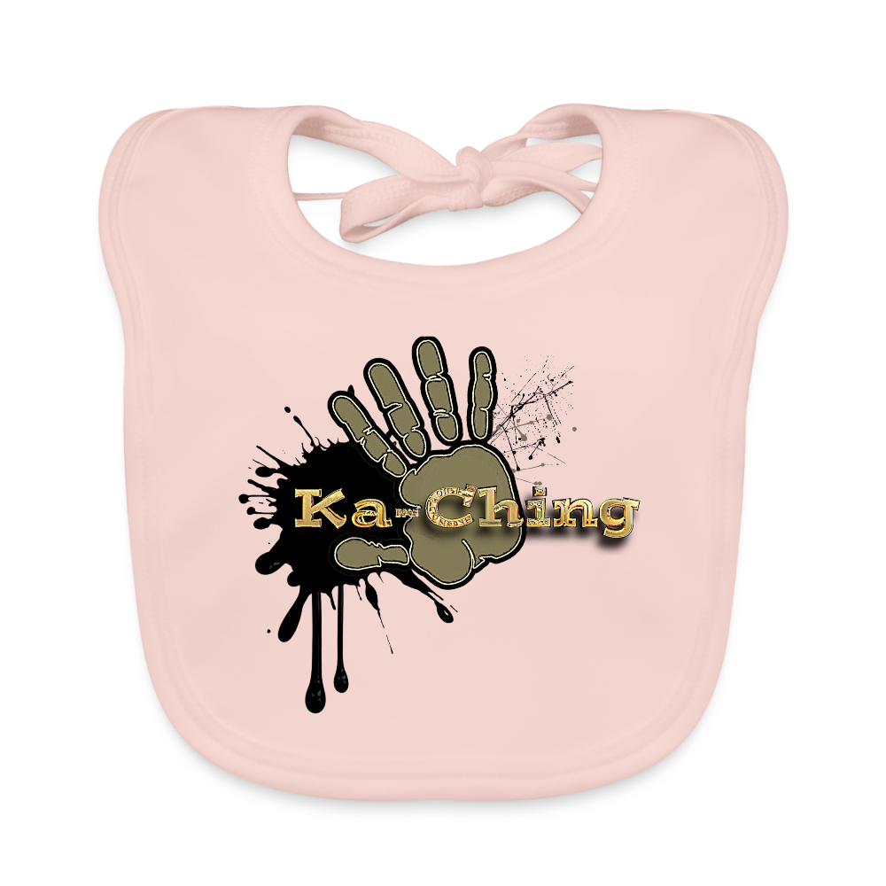 Baby Organic Bib gold - rose