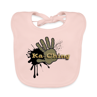 Baby Organic Bib gold - rose